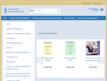 Tablet Screenshot of musikverlag-neumayr.at